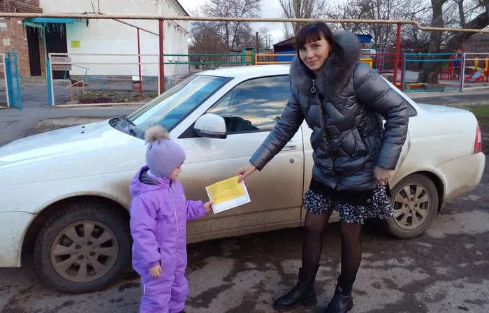 Акция Мама - водитель.